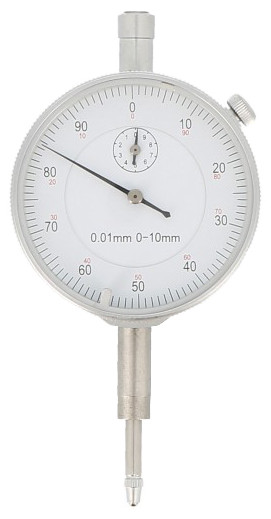 Comparateur à aiguille 1/100 sans patte 0 - 10 mm WILMART 254101