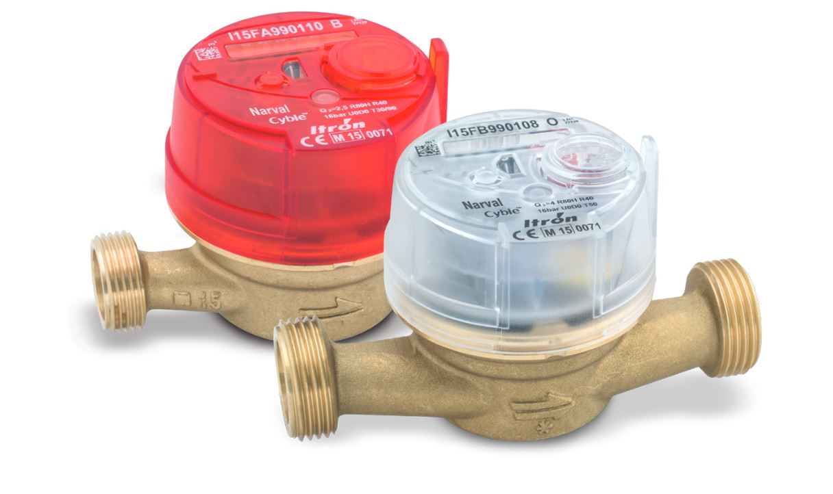 Compteur divisionnaire eau chaude NARVAL CAL 15 3/4 ITRON 6UWB15Y110BR50LCBXN