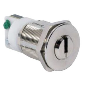 Contacteur à impulsion KESO laiton nickelé 48 mm 4 clés JPM 46047W-02-0ACO