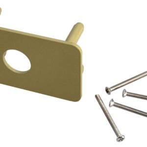 Contreplaque pour verrou V136 diamètre 23 mm vernie VACHETTE 744V