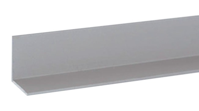 Cornière 30 x 30 x 2 mm longueur 3 m alu anodisé argenté DUVAL 41-0102-5053