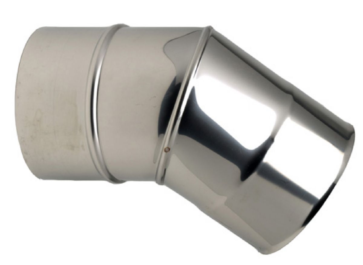 Coude 45° 2 parties inox 304 D153 TEN 264153