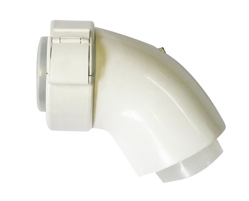 Coude 45° pour chaudière CONDENSATION VISIO Frisquet - F3AA40830