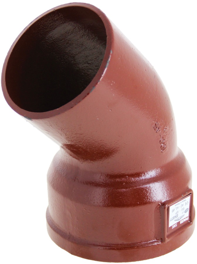 Coude 45° SME D100 PAM FTB01212