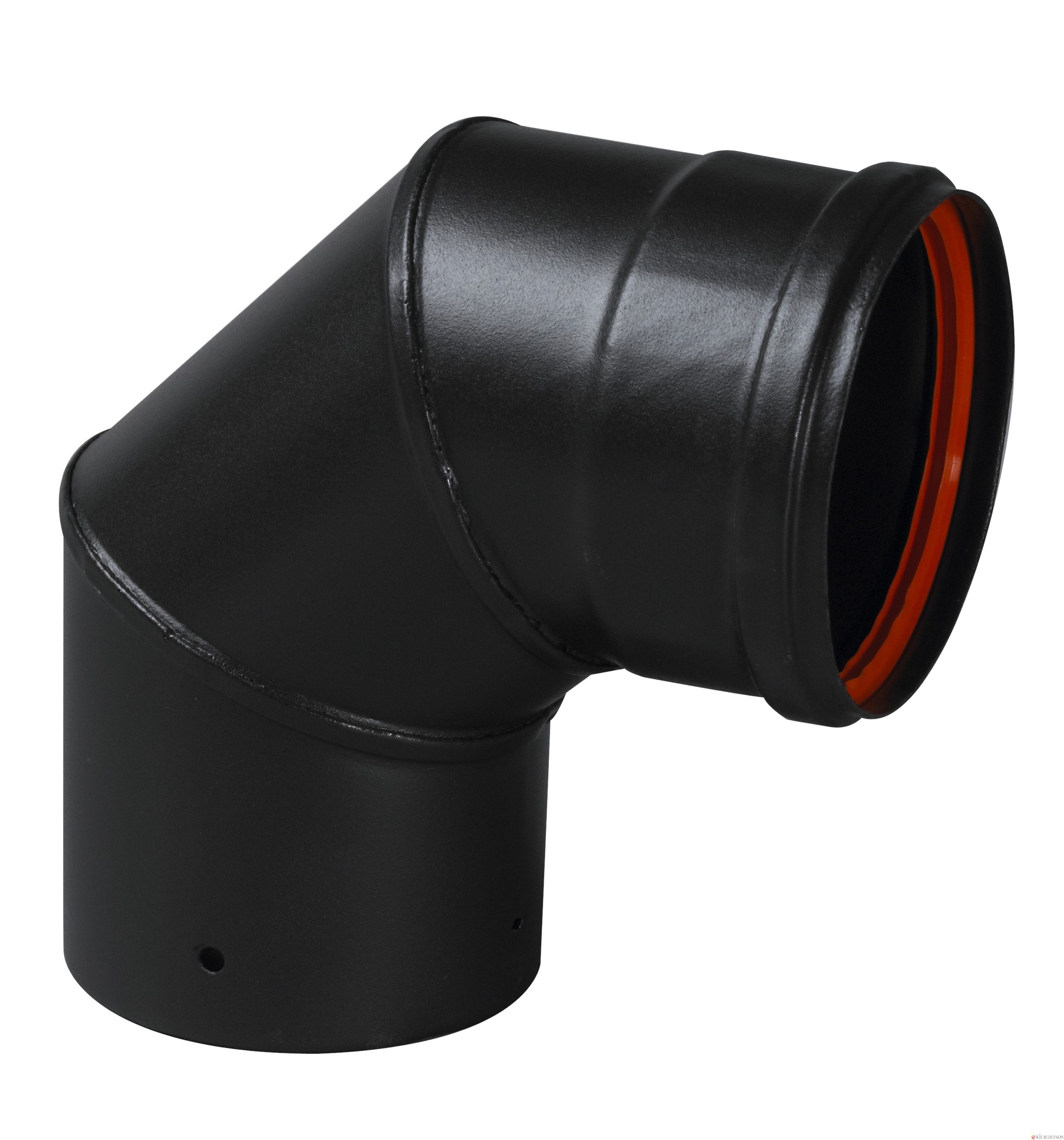 Coude 90° équerre noir mat 80 TEN 342429
