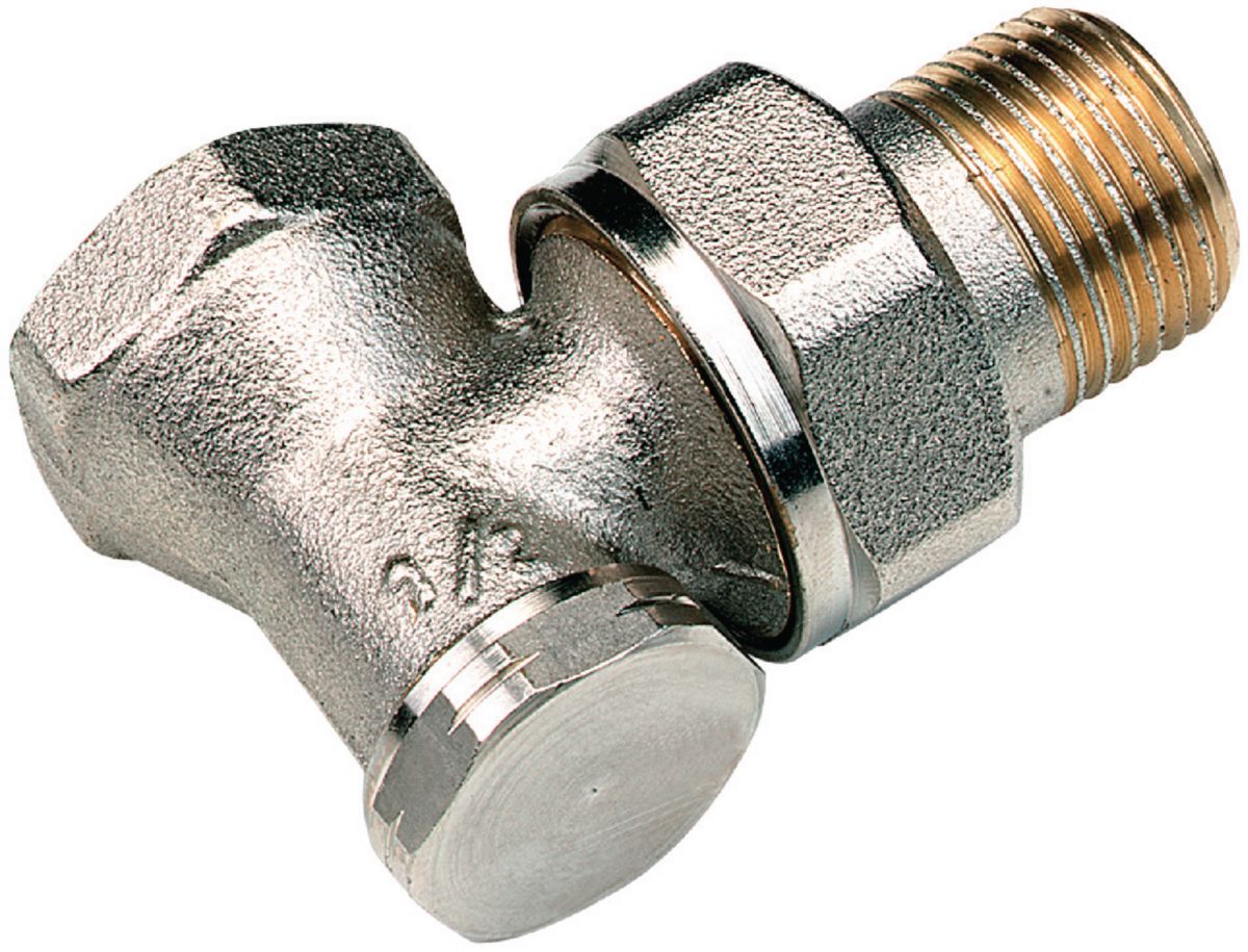 Coude de réglage équerre nickelé 3/4'' pour radiateur COMAP 408418