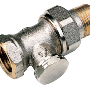 Coude de réglage radiateur 3 fontions droit nickelé 1/2'' COMAP 408420