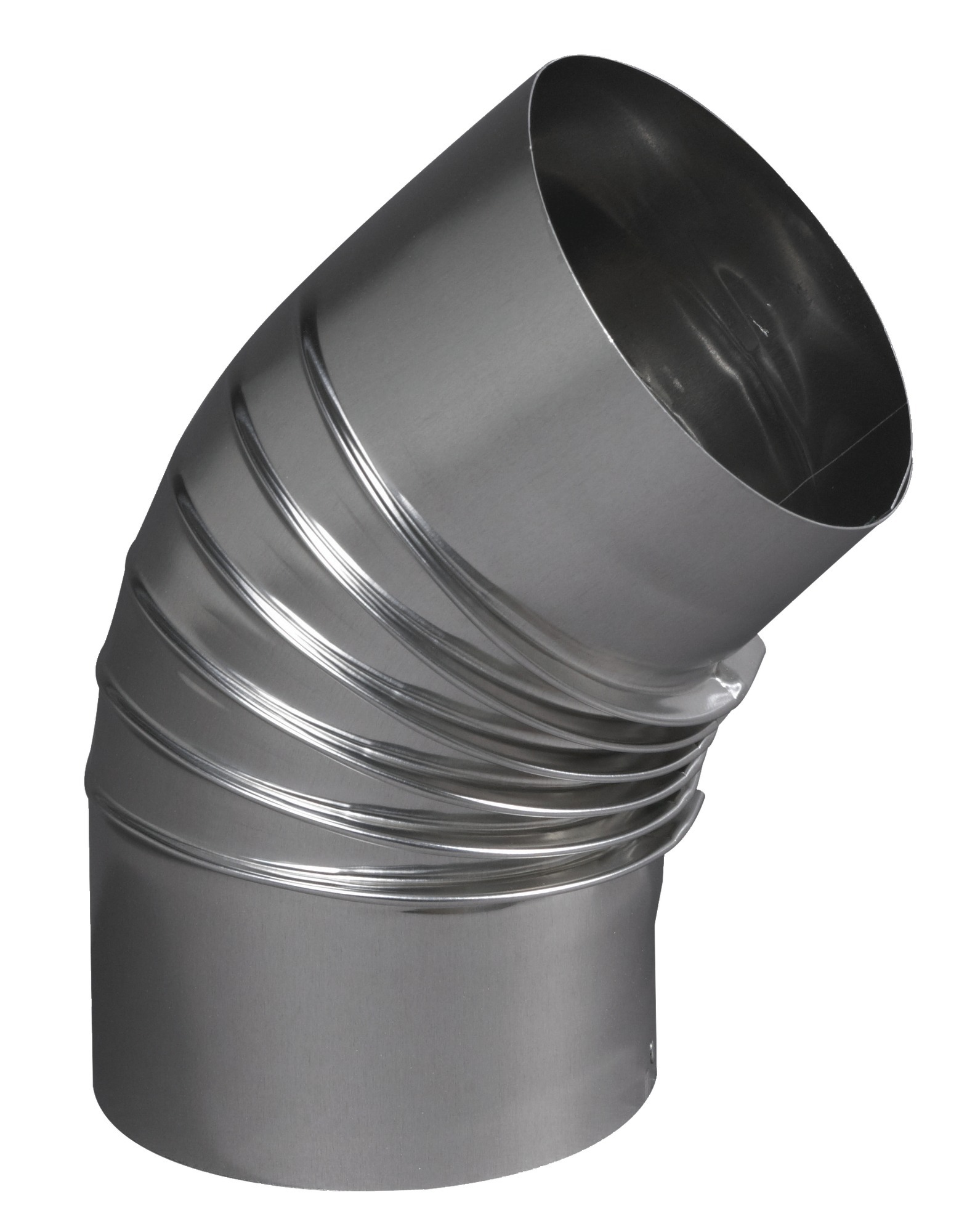 Coude plissé 45 ° aluminium TEN 394125