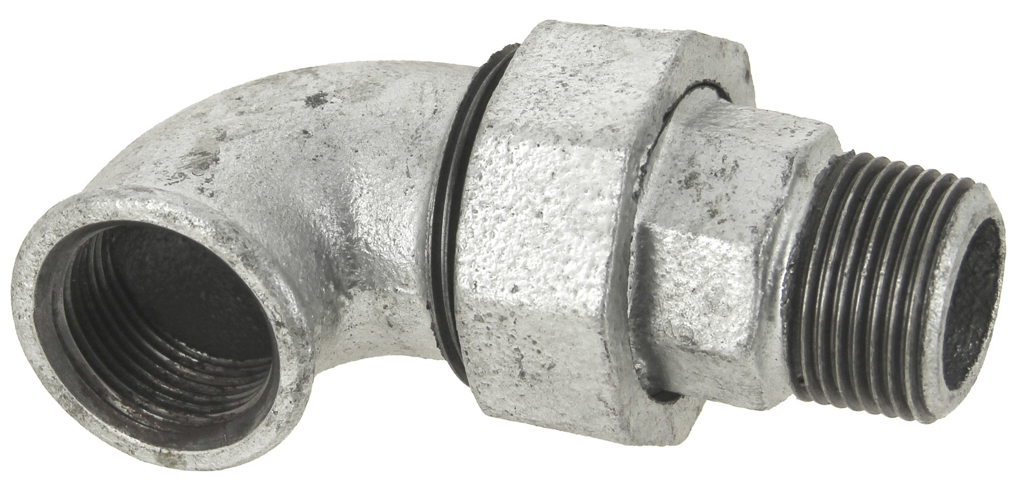 Coude union mâle-femelle 90° galva 98 - 40/49 VIRFOLLET 09805007