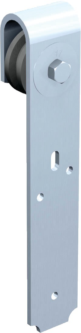 Monture à galet pour fer plat 50 x 6 mm MANTION 0017