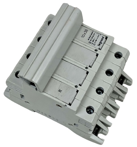 Coupe-circuit sectionnable SP38 3P+N équipé pour cartouche industrielle 10 x 38 mm LEGRAND 21405