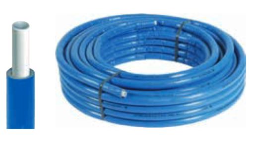 Couronne tube multicouche MULTILAYER PIPE gaine bleue 50 m 20x2 COMISA 87.80.345