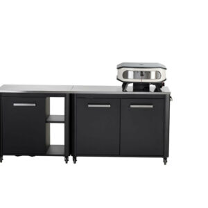 Cuisine extérieure modulable 210 cm - plan de travail inox - modules 120 cm et 90 cm