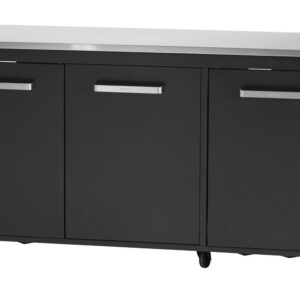 Cuisine Exterieure triple / plan de travail en inox