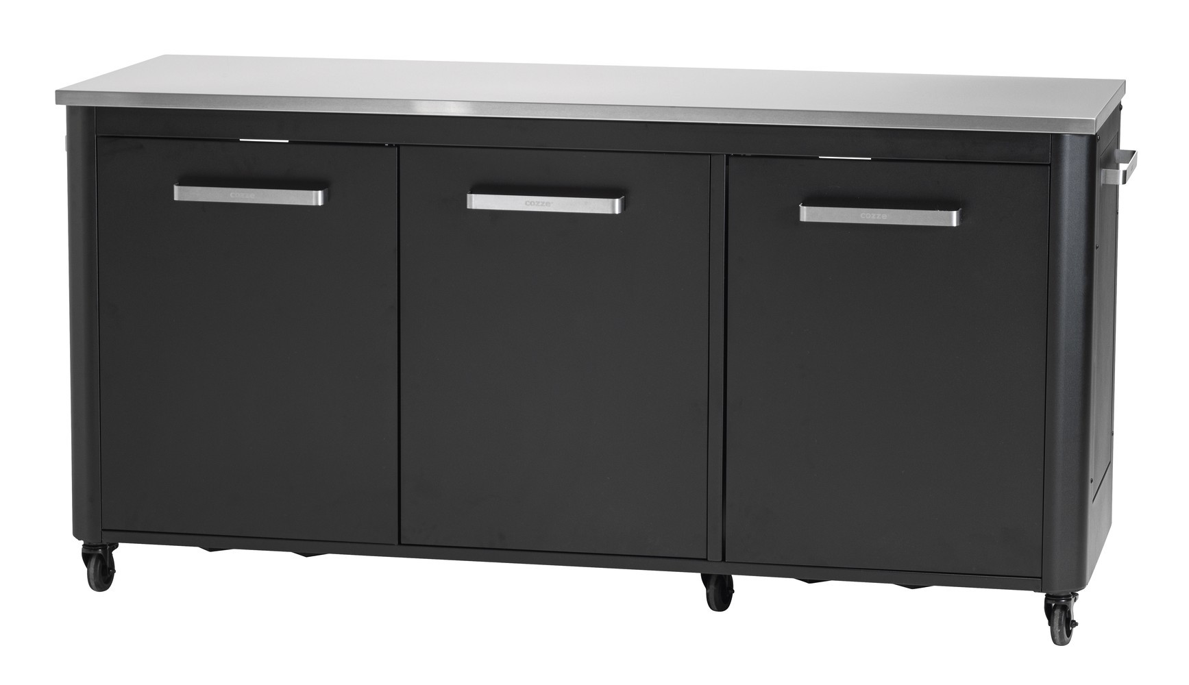 Cuisine Exterieure triple / plan de travail en inox