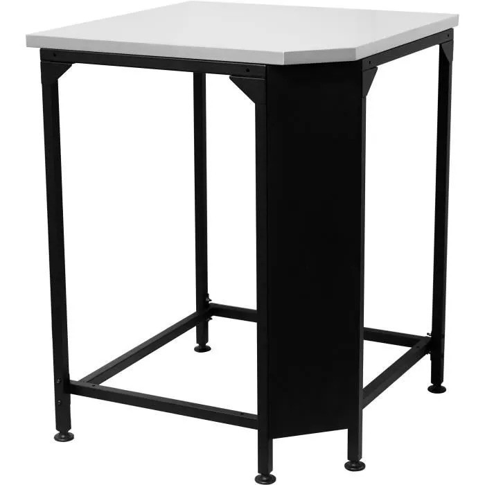 Table d’angle cuisine extérieure - plan de travail inox 705 x 705 mm - charge 100 kg
