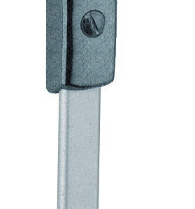 Crémone 332 blanc bouton chromé sans tringle VACHETTE 009909
