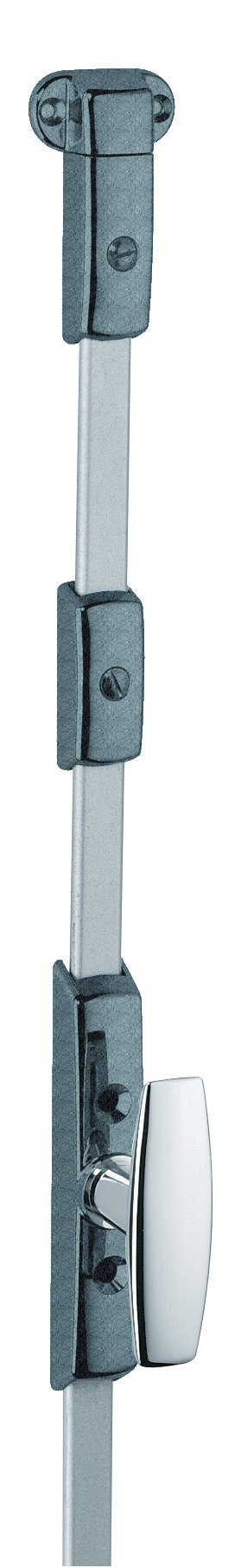 Crémone 332 blanc bouton chromé sans tringle VACHETTE 009909