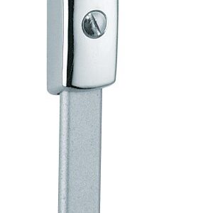 Crémone 332 chromé bouton chromé sans tringle VACHETTE 009904