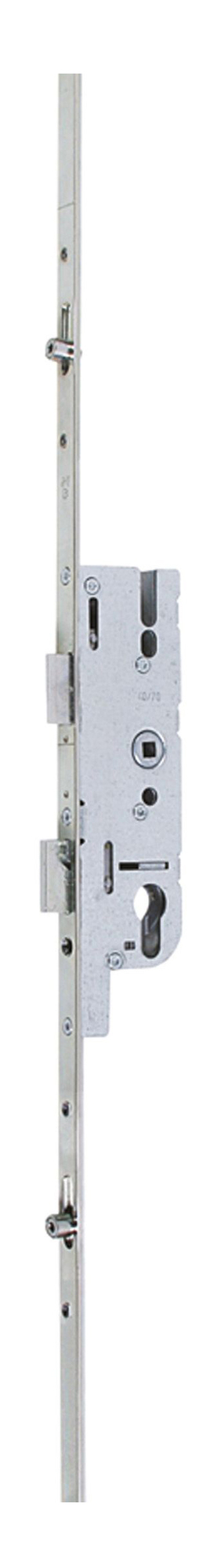 Crémone à larder EUROPA 40/70 MR/R 2 galets carré de 7 mm têtère 16 mm longueur 2150 mm FERCO 6-33176-01-0-1