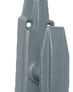 Crémone classique RA 16 x 5 mm bouton standard série légère en fonte finition brut JARDINIER MASSARD J380002