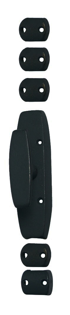 Crémone classique RY 51 peint époxy noir Bouton standard JARDINIER MASSARD J041110