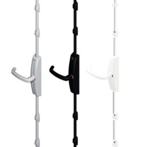 Crémone DUALIS à poignée rotative Blanc RAL 9010 LA CROISEE DS DS7211-036