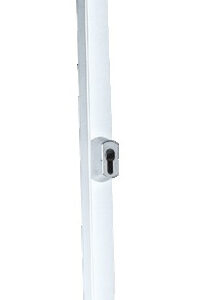 Crémone en applique STYL'BARR pour serrure en 2 points 2.30m blanc laque ISEO 40002300