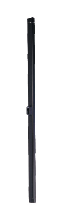 Crémone en applique STYL'BARR pour serrure en 2 points 3.00m noir ISEO 40003003