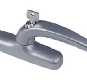 Cremone NEFER à 1 fourche avec clé argent FAPIM 0761B_G6