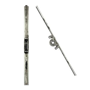 Crémone OB F15 DF/DV ajustable haut et bas L 1530 mm cote D 600 mm 2 galets FERCO G-22046-00-0-1