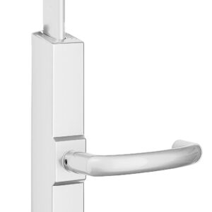 Crémone pompier 742 rotative coupe-feu sans tringle blanc VACHETTE 12759000