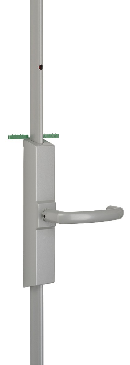 Crémone pompier 742 rotative Coupe-feu sans tringle gris VACHETTE 12756000