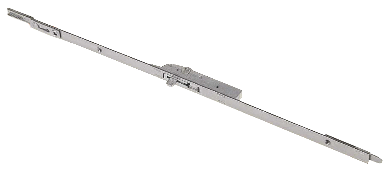 Crémone têtière F15 ajustable L 329 mm cote D 200 mm à panneton FERCO G-20395-03-0-1