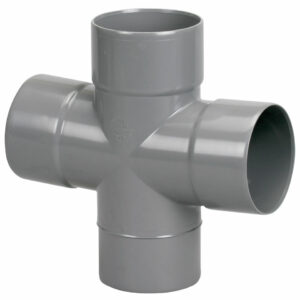 Culotte double parallèle PVC mâle-femelle 90° D100 WAVIN 3025813