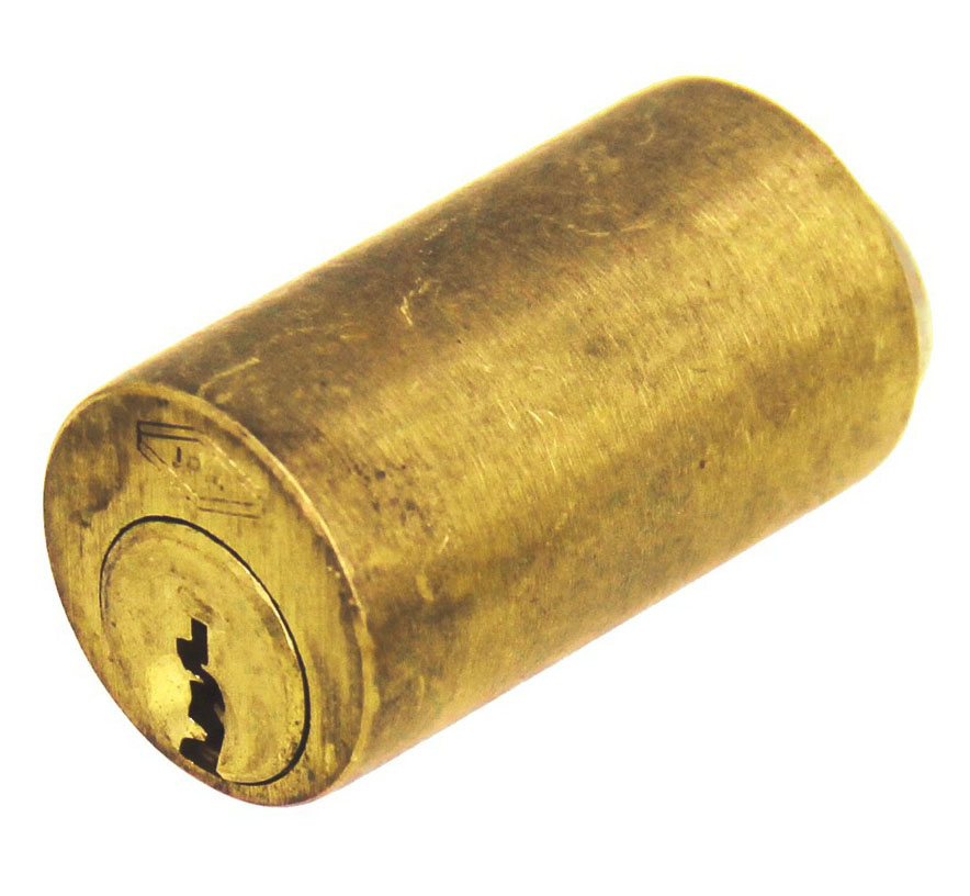 Cylindre extérieur 40 mm laiton poli pour SECURICHAUFFE trois clés JPM 831740-03-0A