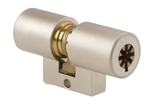 Cylindre monobloc FONTAINE 40 X 40 mm à 5 ailettes saillant POLLUX 950544