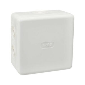 Boîte de dérivation étanche - 115x115xp60 blanc - IP66