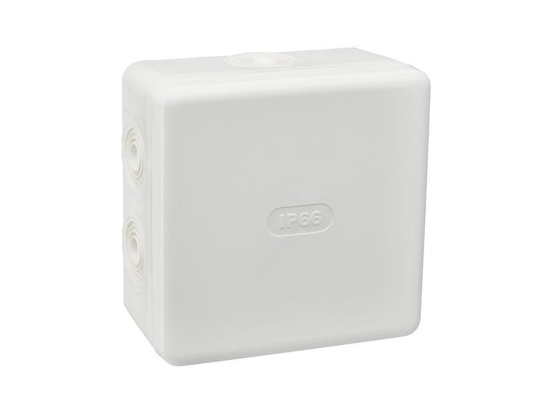 Boîte de dérivation étanche - 115x115xp60 blanc - IP66