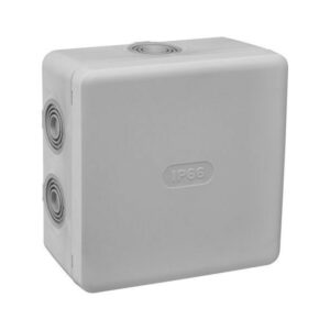 Boîte de dérivation étanche - 115x115xp60 grise- IP66