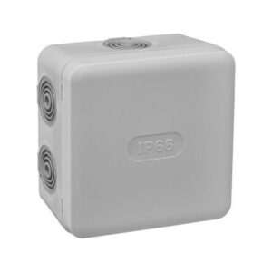 Boîte de dérivation étanche - 85x85xp50 grise - IP66