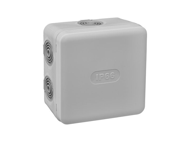 Boîte de dérivation étanche - 85x85xp50 grise - IP66