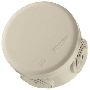 Boîte de dérivation étanche en saillie 4 entrées, DEBFLEX, diam. 85 x H.50 mm