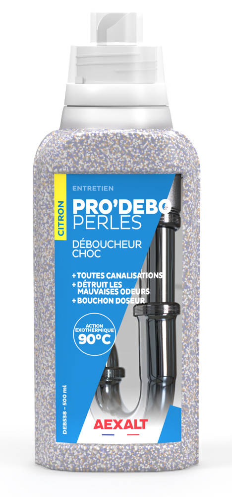 Déboucheur Pro'debo Perles flacon de 500 ml AEXALT DEB538