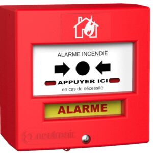Déclencheur manuel Rouge 1 contact avec capot NEUTRONIC 4710R1C