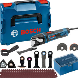 Découpeur oscillant STARLOCK 400 W GOP40-30 avec 15 accessoires + coffret L-BOXX BOSCH 0601231001