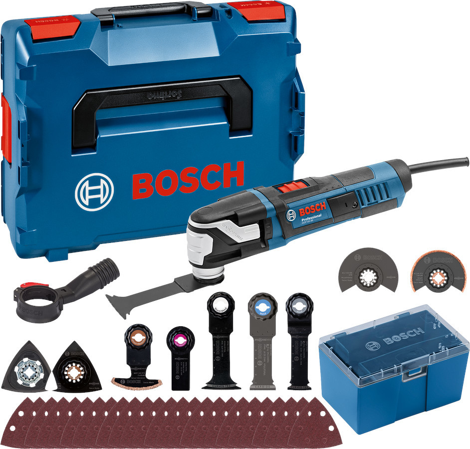Découpeur oscillant STARLOCK 400 W GOP40-30 avec 15 accessoires + coffret L-BOXX BOSCH 0601231001