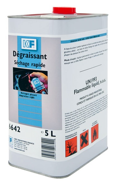 Dégraissant séchage rapide bidon 5 L KF 6642