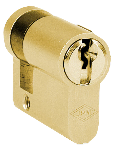 Demi-cylindre C2000 10 X 30 mm laiton poli CISA 0G304-02-0