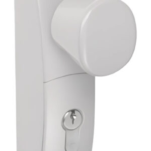Demi ensemble à bouton débrayable sans cylindre profil européen blanc JPM EN3300-39-0A